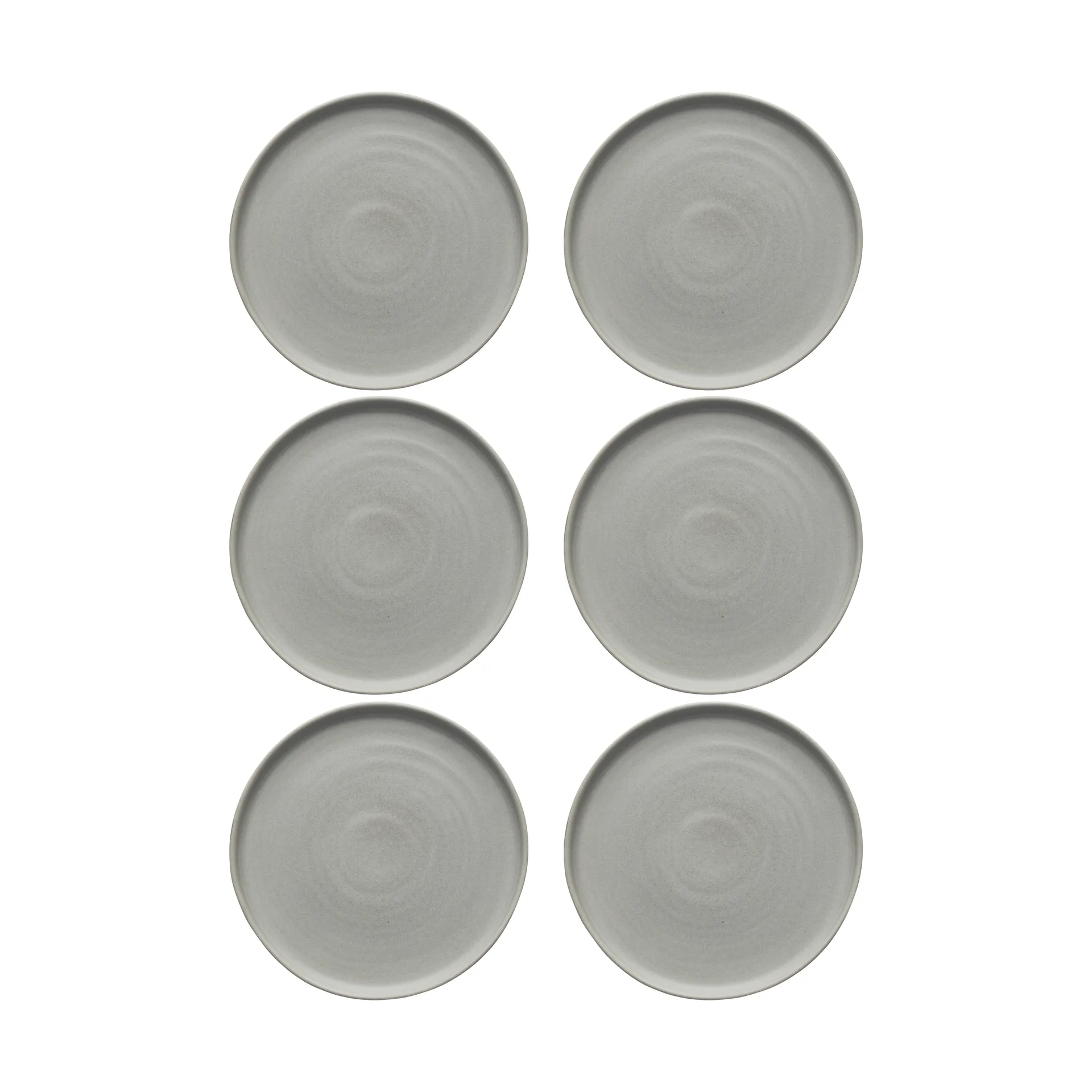 Sandsbro prato pequeno light grey, Ø20 cm, conjunto de 6,  Scandi Living