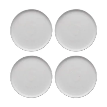 Sandsbro prato pequeno off white, Ø20 cm, conjunto de 4 - Scandi Living