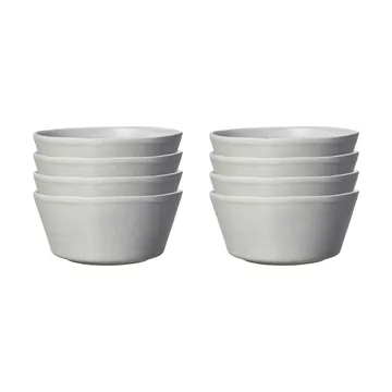 Sandsbro tigela light grey, Ø15 cm, conjunto de 8 - Scandi Living