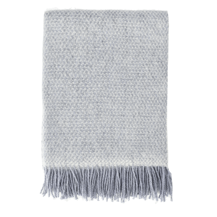 Sandstone manta de lã 130x180 cm - Azul pombo mesclado - Scandi Living