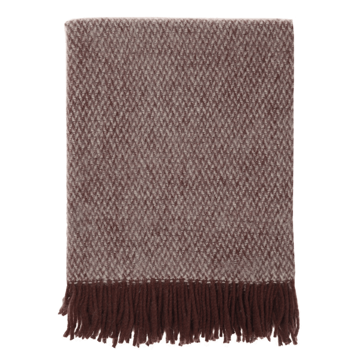 Sandstone manta de lã 130x180 cm - Bordô - Scandi Living