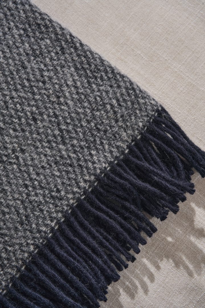 Sandstone manta de lã 130x180 cm, Indigo azul Scandi Living