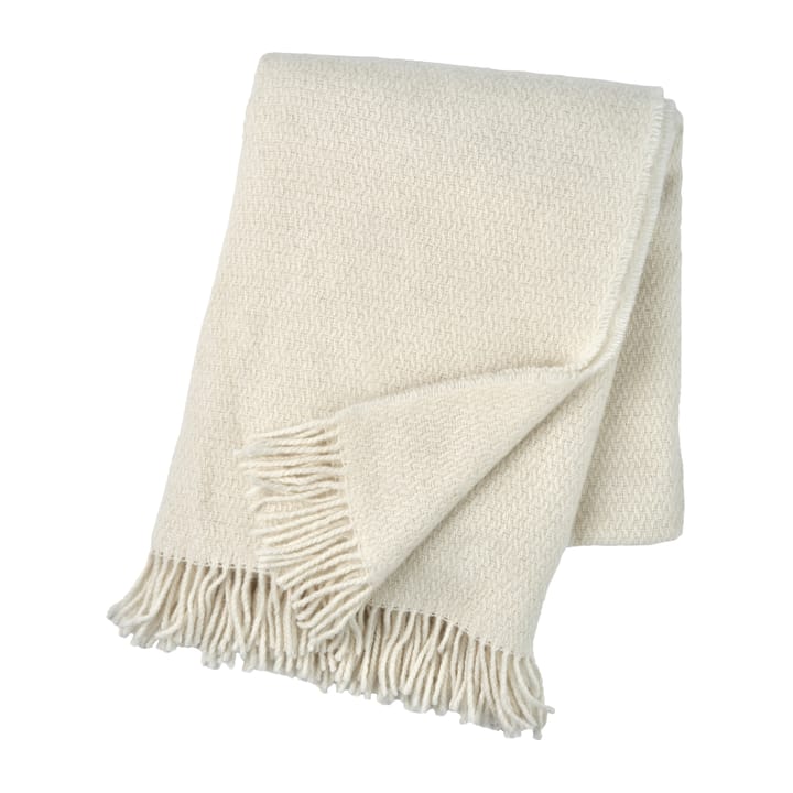 Sandstone manta de lã 130x180 cm - Off-white - Scandi Living
