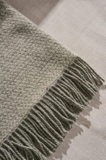 Sandstone manta de lã 130x180 cm - Sage Melange - Scandi Living