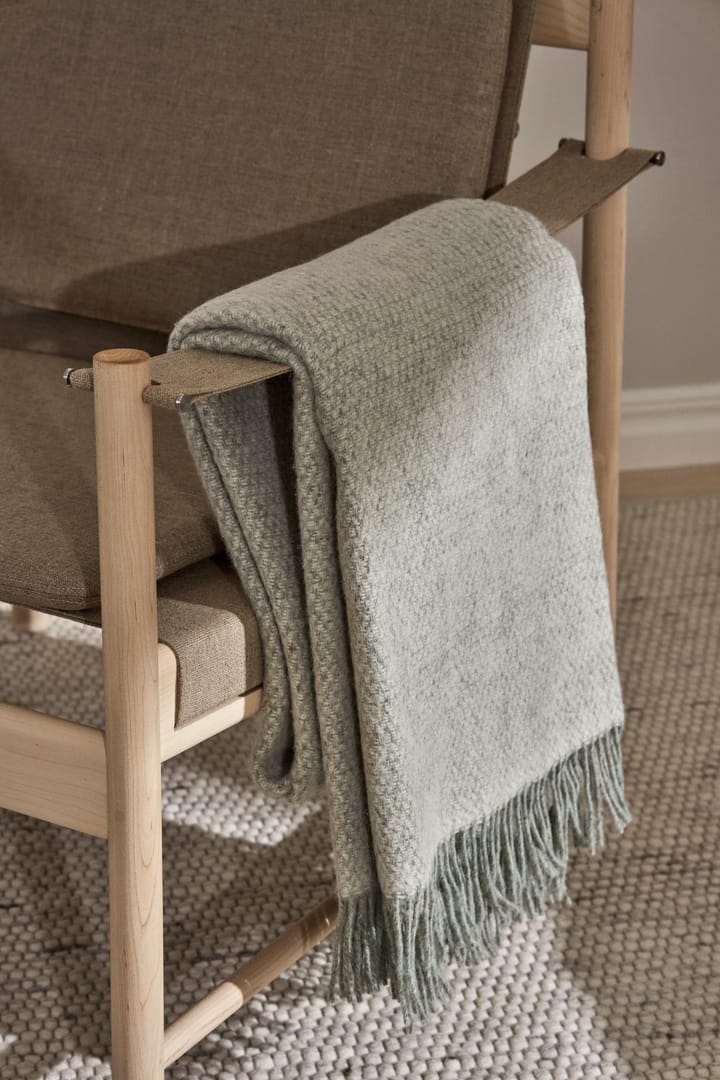 Sandstone manta de lã 130x180 cm, Sage Melange Scandi Living