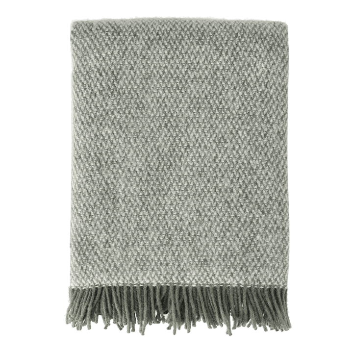 Sandstone manta de lã 130x180 cm - Verde caqui - Scandi Living