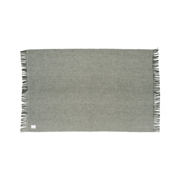 Sandstone manta de lã 130x180 cm - Verde caqui - Scandi Living