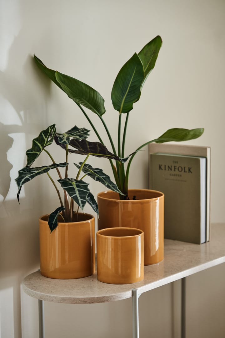 Sleek pote Ø15 cm, Mostarda Scandi Living