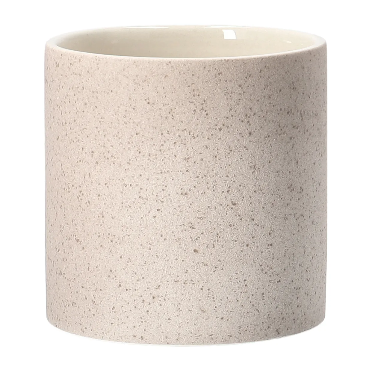 Speckled pote Ø12 cm, Bege Scandi Living