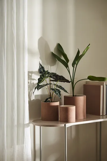 Speckled pote Ø19 cm - Rust - Scandi Living