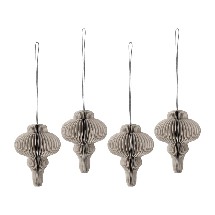 Spira enfeites 4 un. - Bege - Scandi Living