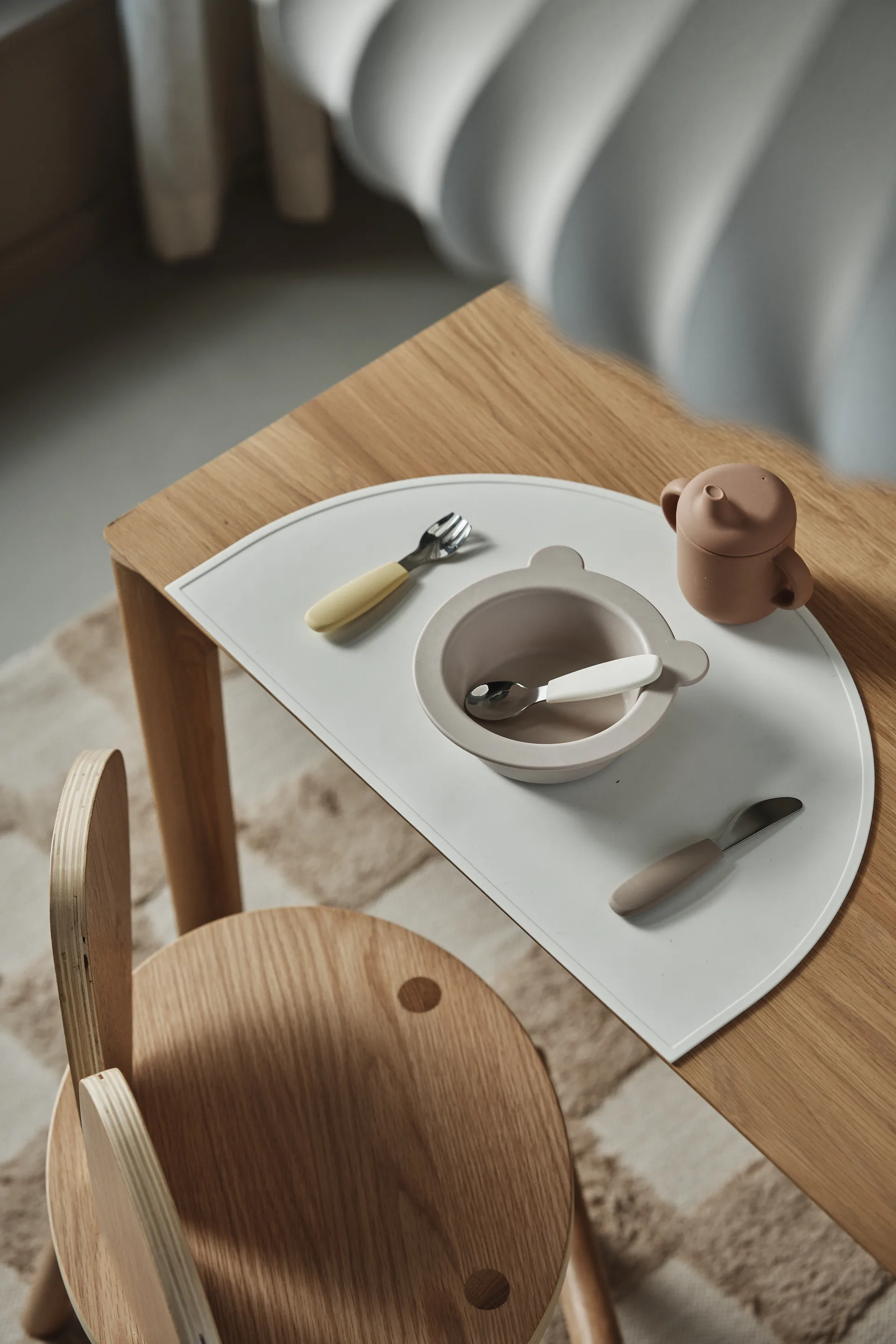 Suporte de silicone Lumi, Baunilha Scandi Living