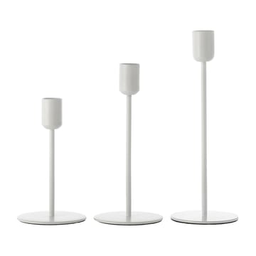 Suporte de velas Arctic 14 cm - branco - Scandi Living