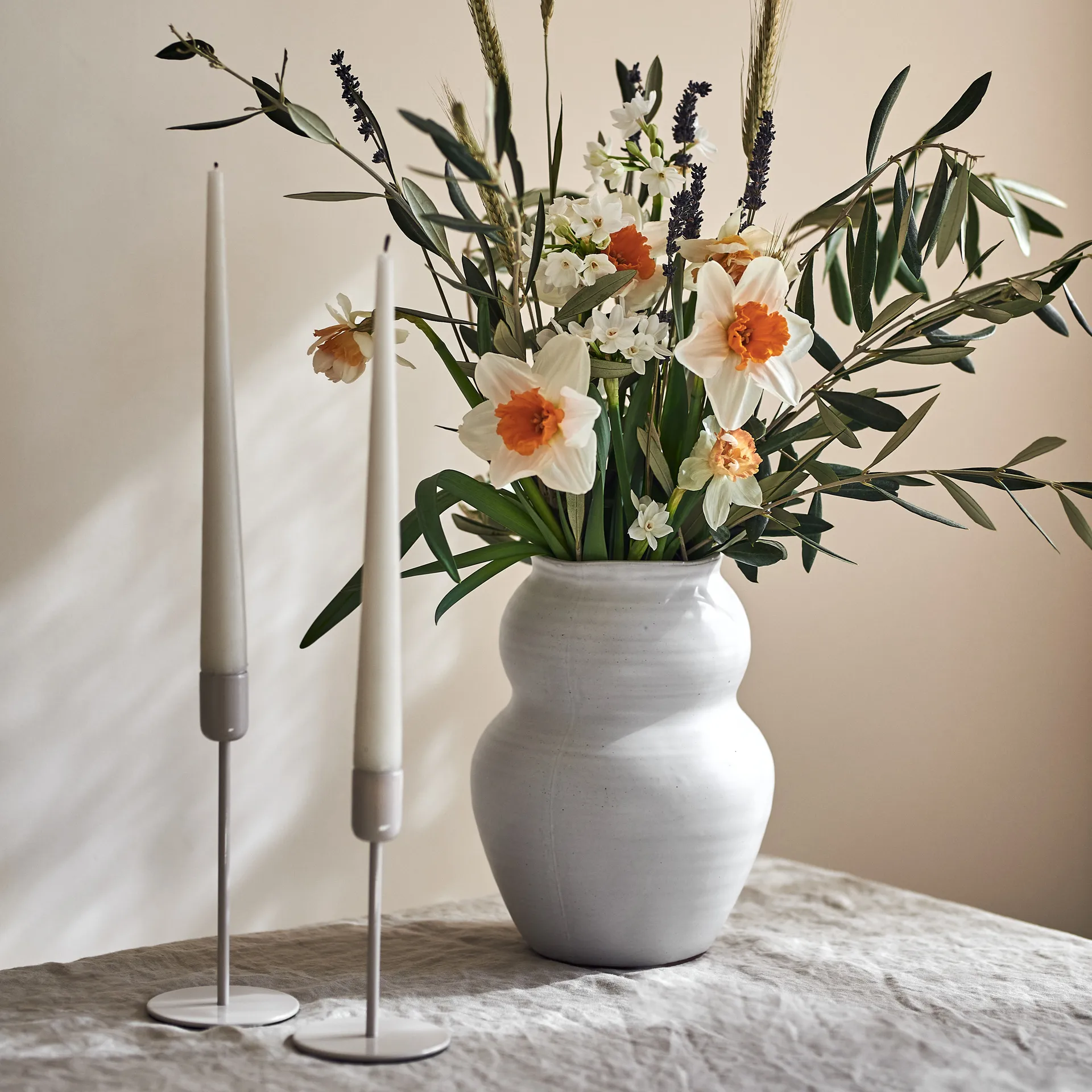 Suporte de velas Arctic 18 cm,  Scandi Living