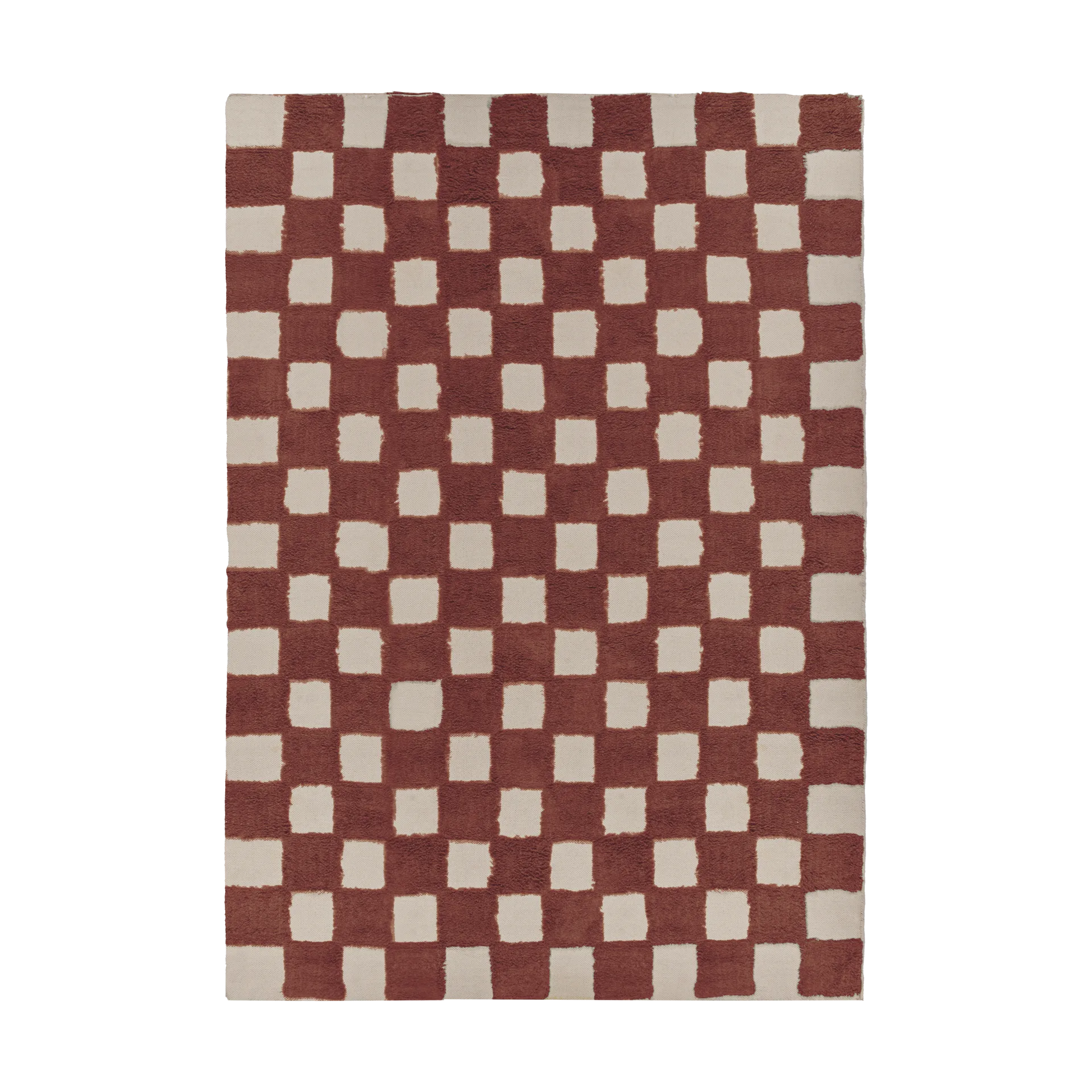 Tapete Checker Play 170x240 cm, Cocoa Scandi Living