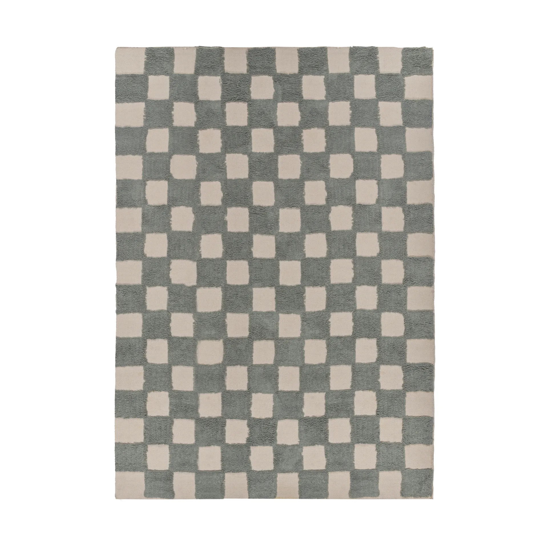 Tapete Checker Play 170x240 cm, Verde Scandi Living
