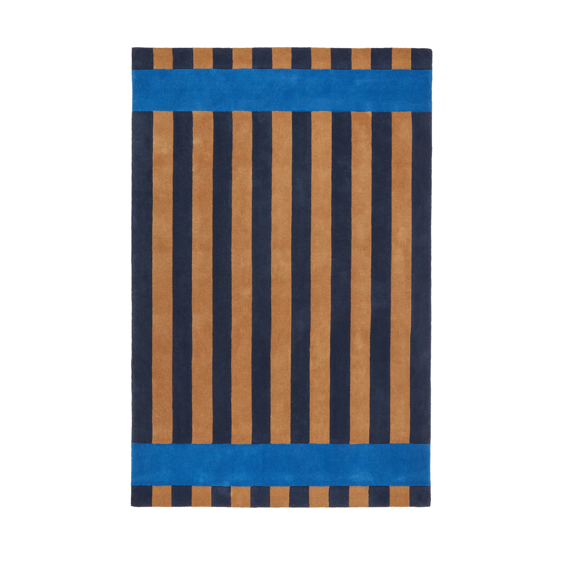 Tapete de lã Aisles, Azul, 200x300 cm Scandi Living