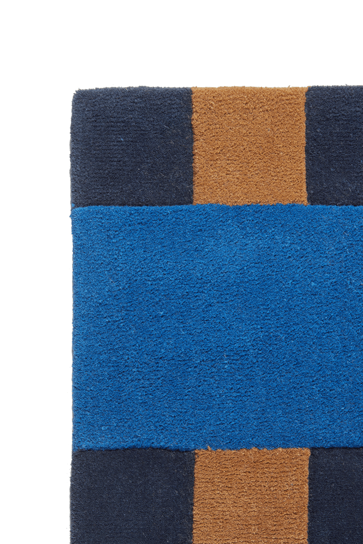 Tapete de lã Aisles, Azul, 200x300 cm Scandi Living