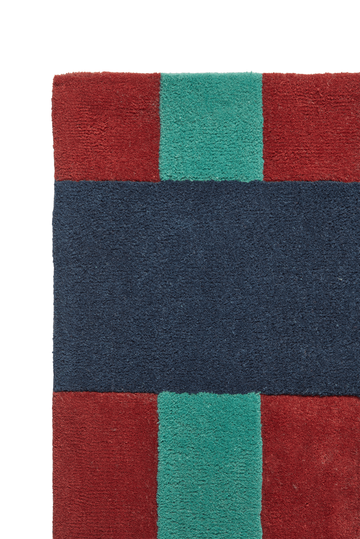 Tapete de lã Aisles, Verde, 170x240 cm Scandi Living