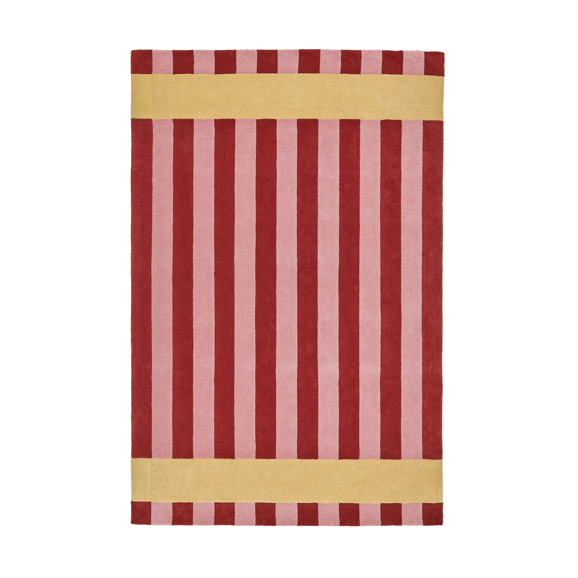 Tapete de lã Aisles, Vermelho, 200x300 cm Scandi Living
