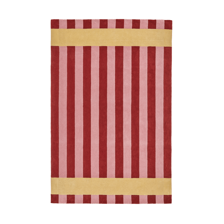 Tapete de lã Aisles - Vermelho, 200x300 cm - Scandi Living