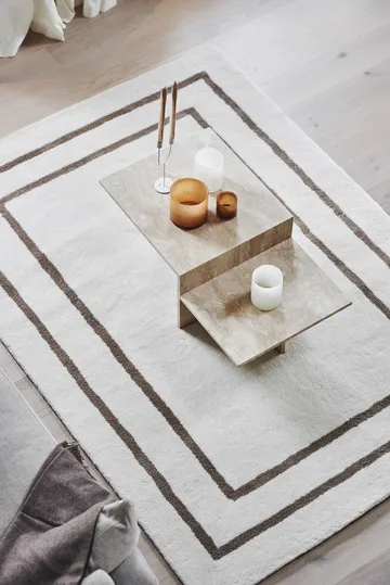 Tapete de lã Borders - 170x240 cm - Scandi Living