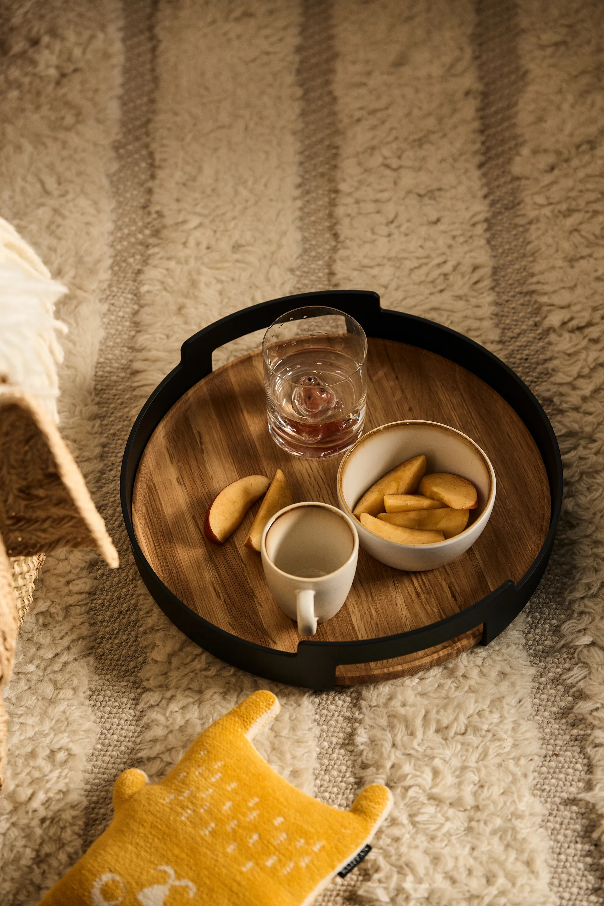 Tapete de lã Cozy line natural branco, 170x240 cm Scandi Living