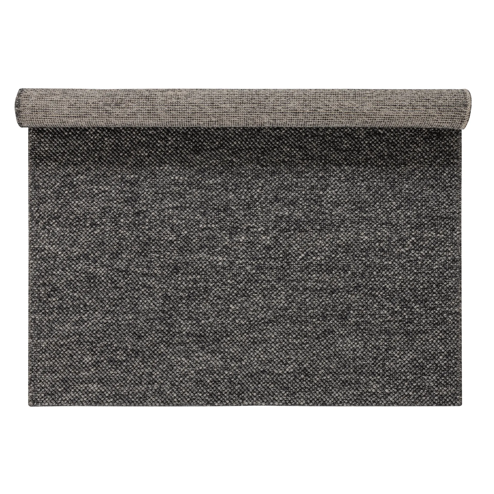 Tapete de lã Flock cinza escuro, 170x240 cm Scandi Living