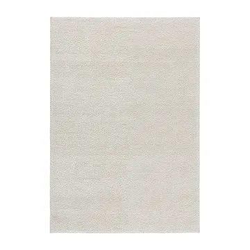 Tapete de lã Flock natural branco - 170x240 cm - Scandi Living