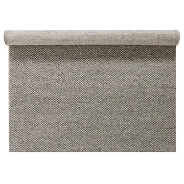 Tapete de lã Flock nature cinza - 170x240 cm - Scandi Living