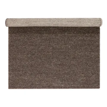 Tapete de lã Flock nautral castanho - 200x300 cm - Scandi Living