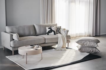 Tapete de lã Flow branco-preto - 170x240 cm - Scandi Living