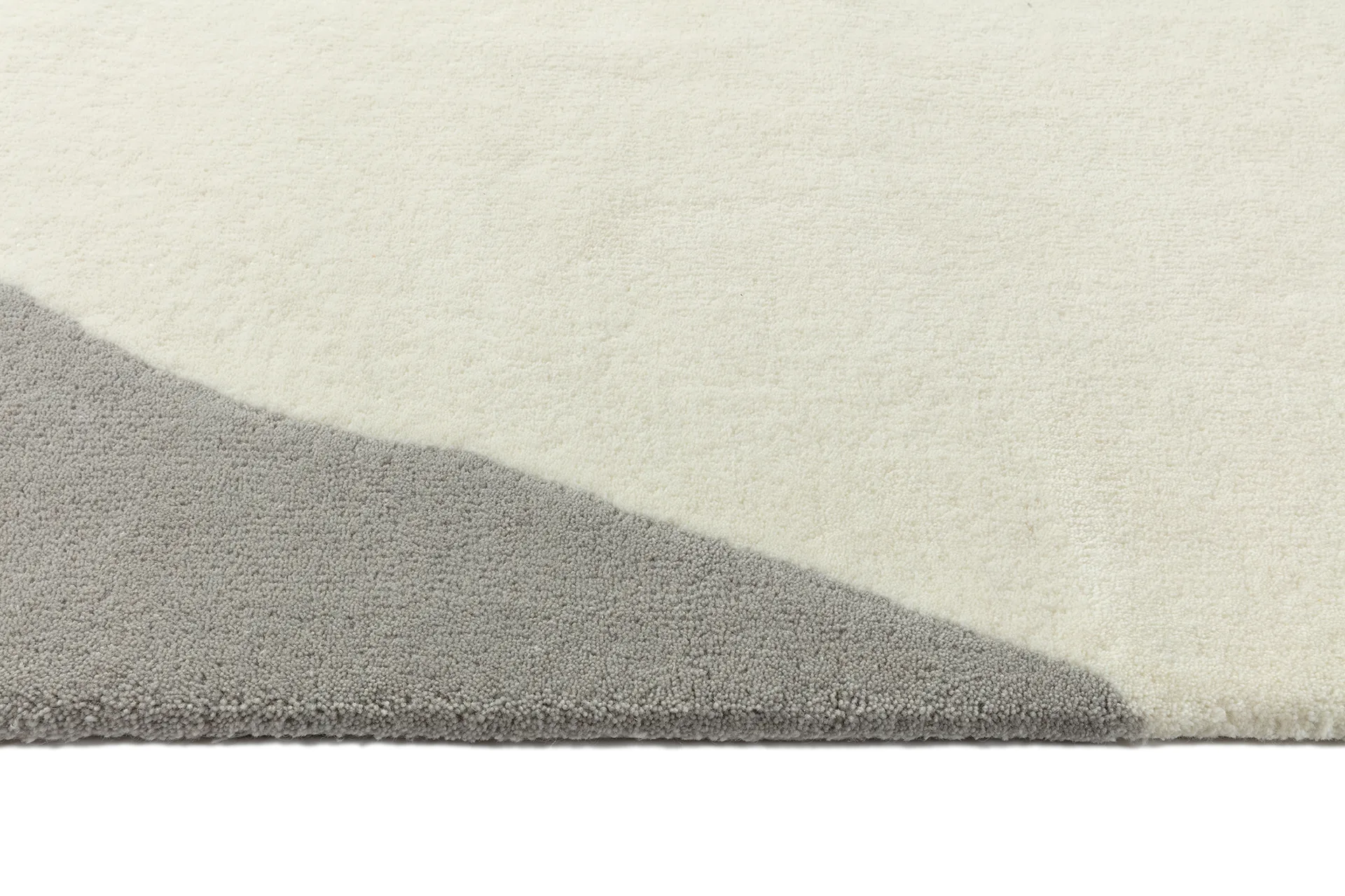 Tapete de lã Flow branco-preto, 170x240 cm Scandi Living