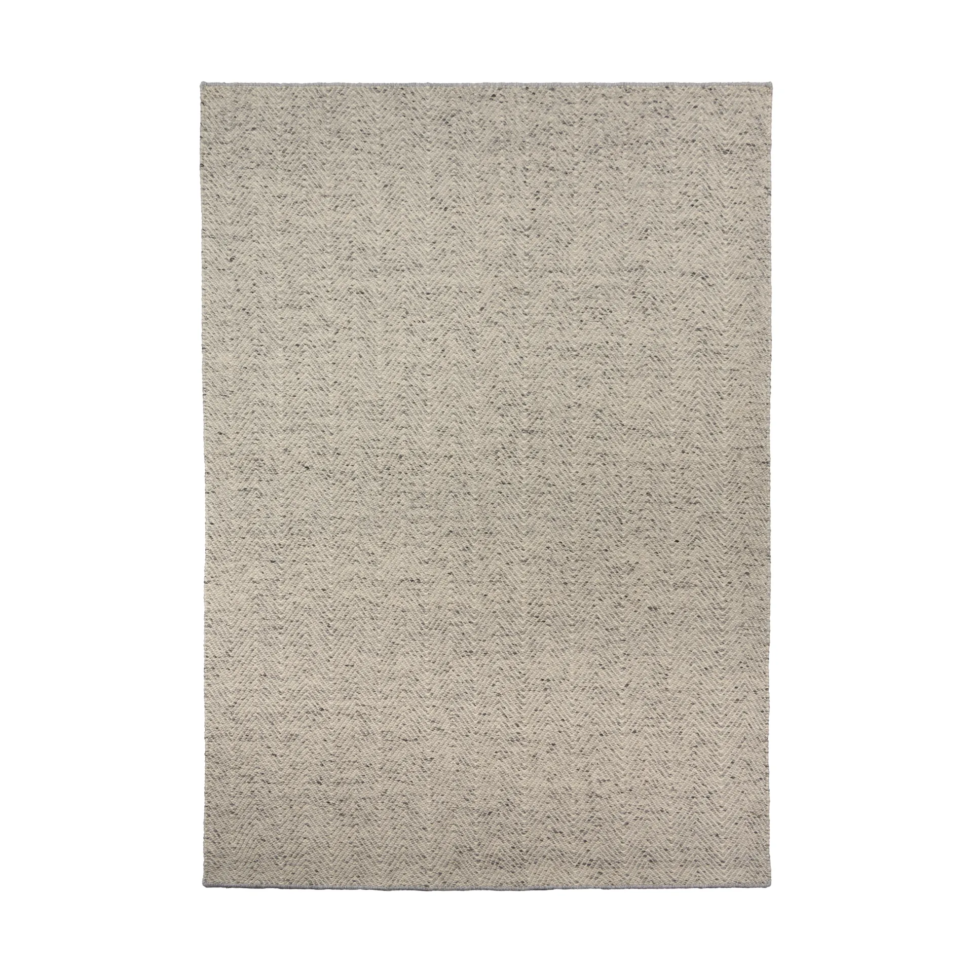 Tapete de lã Furrow natural branco/cinza, 170x240 cm Scandi Living