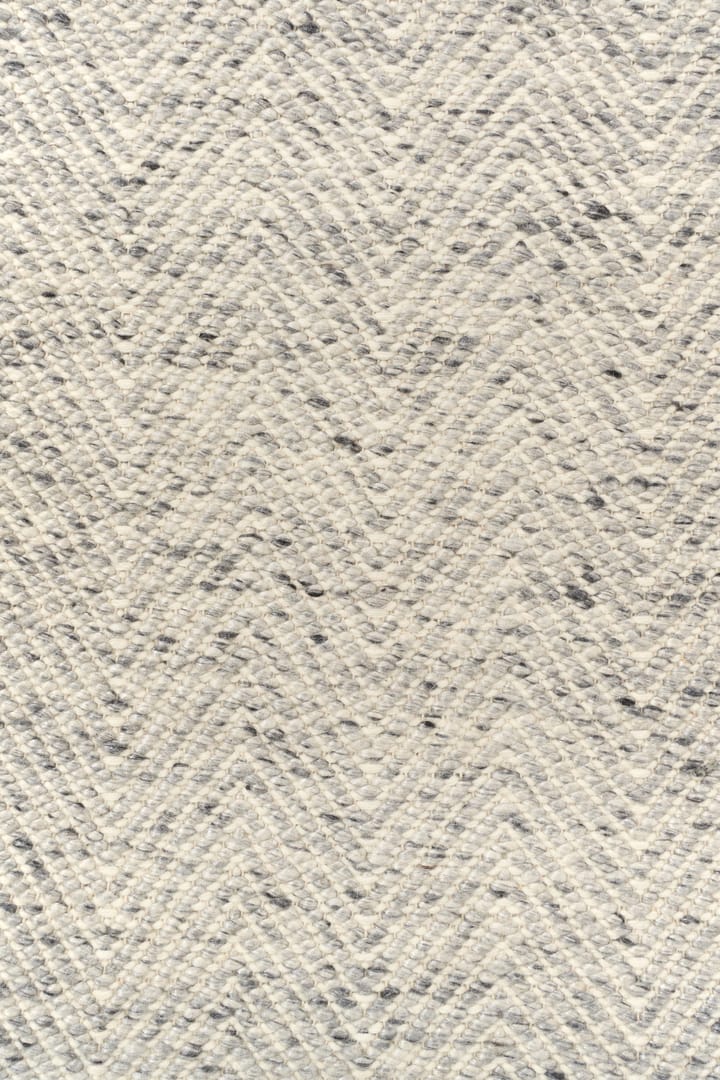 Tapete de lã Furrow natural branco/cinza, 170x240 cm Scandi Living