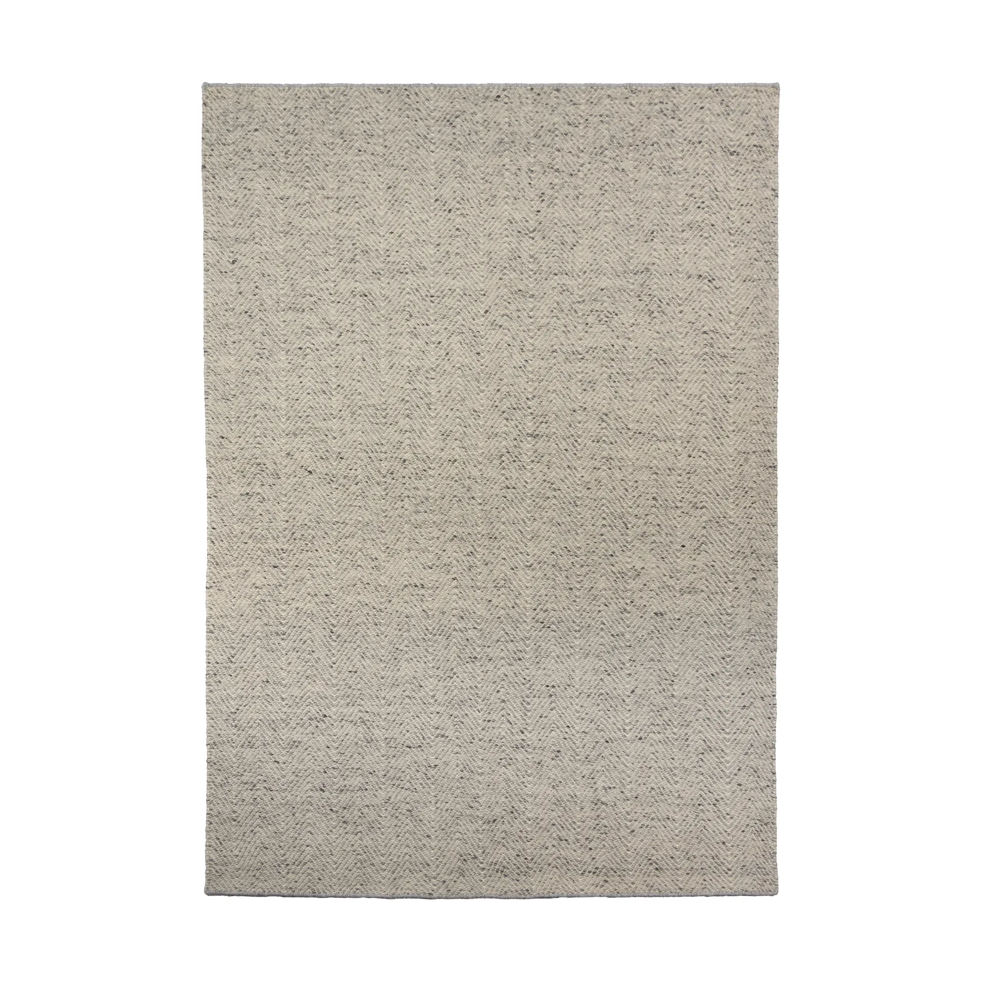Tapete de lã Furrow natural branco/cinza, 200x300 cm Scandi Living