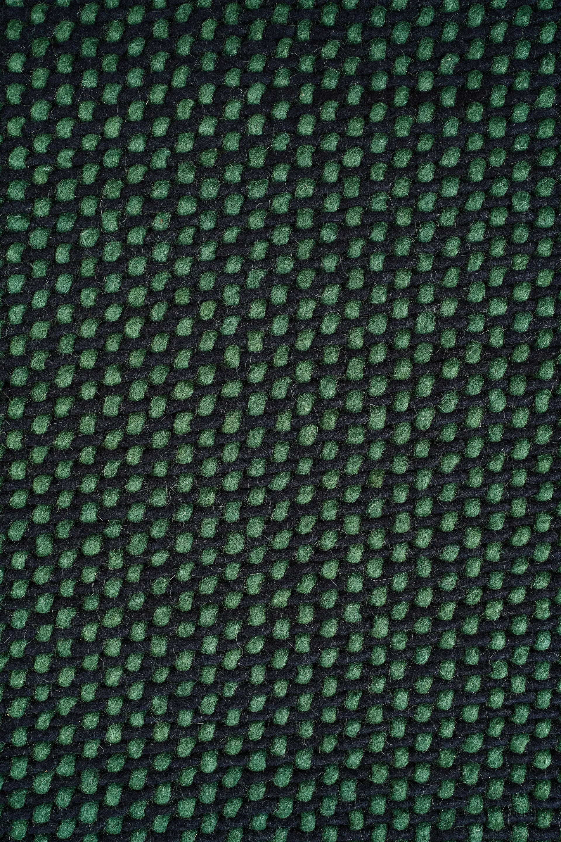 Tapete de lã Hill azul/verde, 200x300 cm Scandi Living