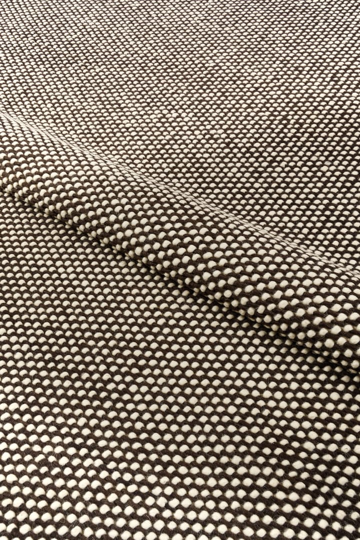 Tapete de lã Hill branco/marrom, 170x240 cm Scandi Living