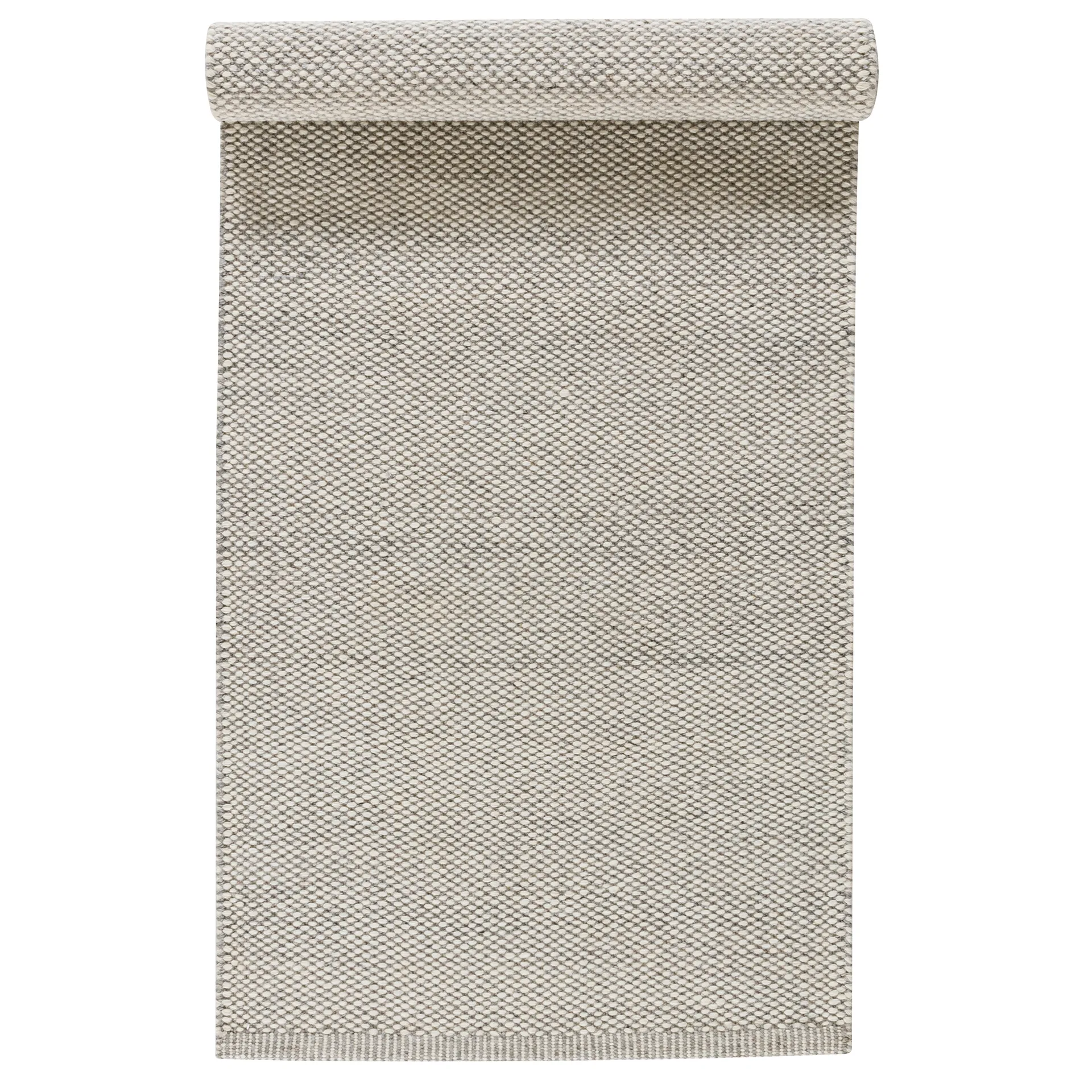 Tapete de lã Lea natural branco, 80x240 cm Scandi Living