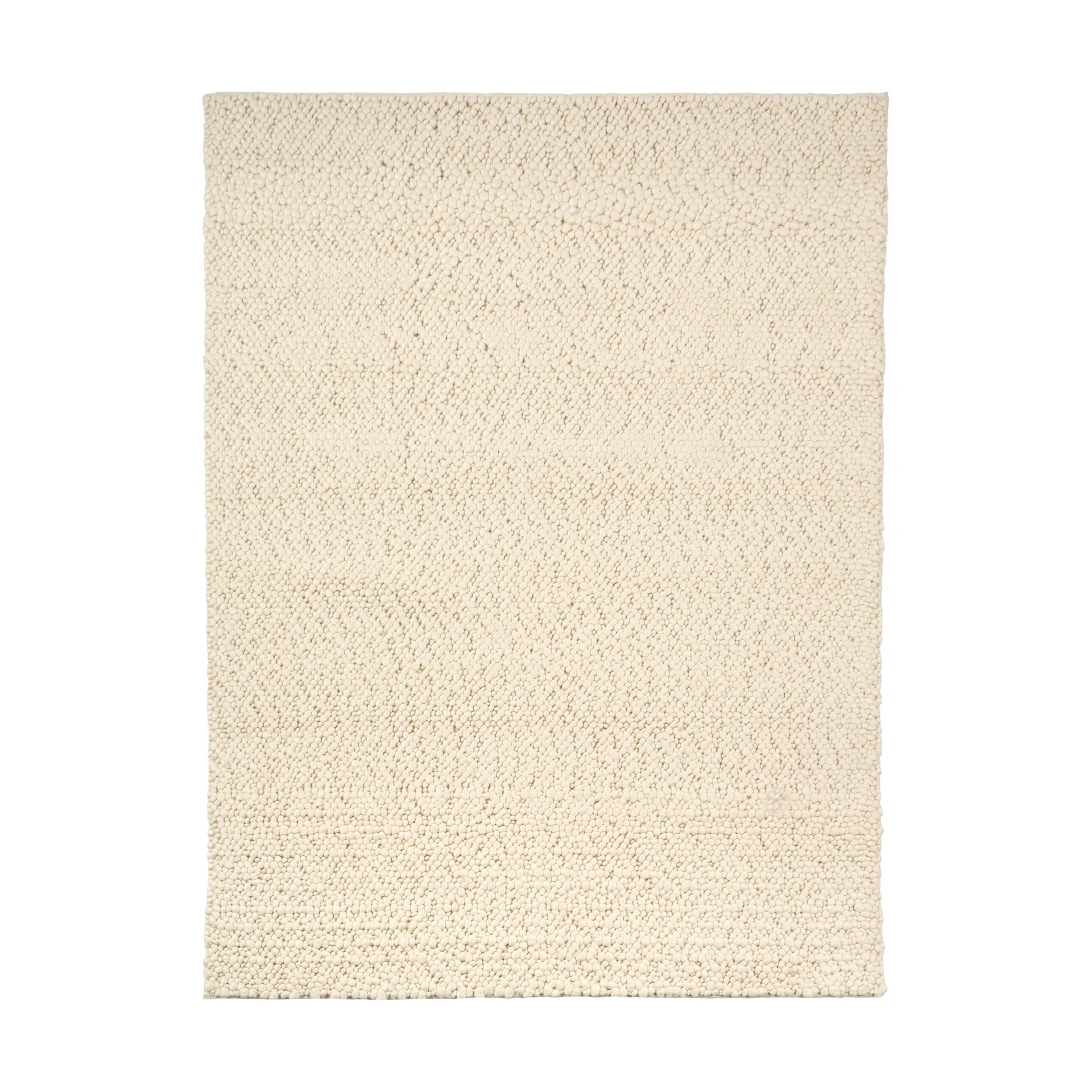 Tapete de lã Mire natural branco, 170x240 cm Scandi Living