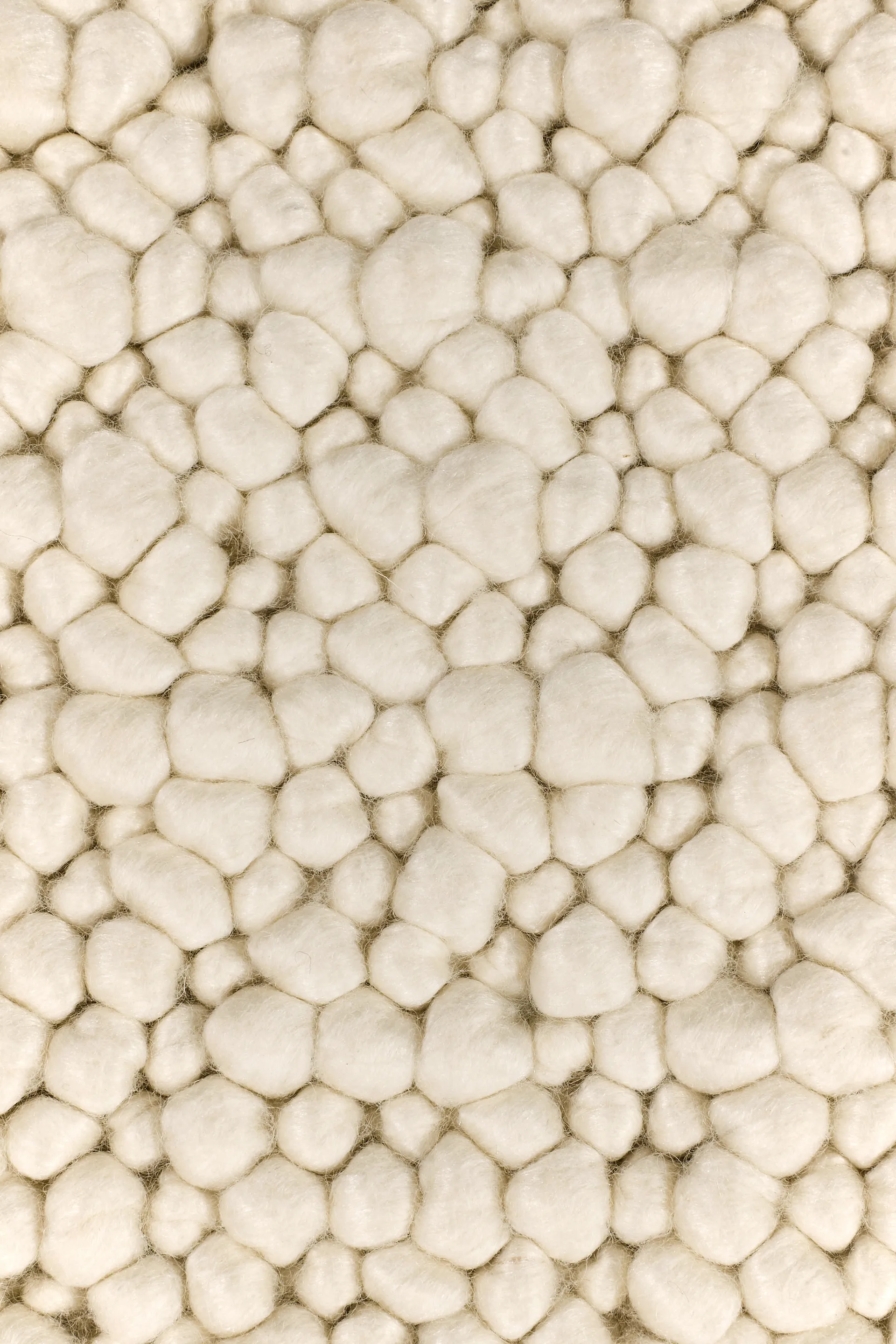 Tapete de lã Mire natural branco, 170x240 cm Scandi Living