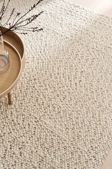 Tapete de lã Mire natural branco - 200x300 cm - Scandi Living