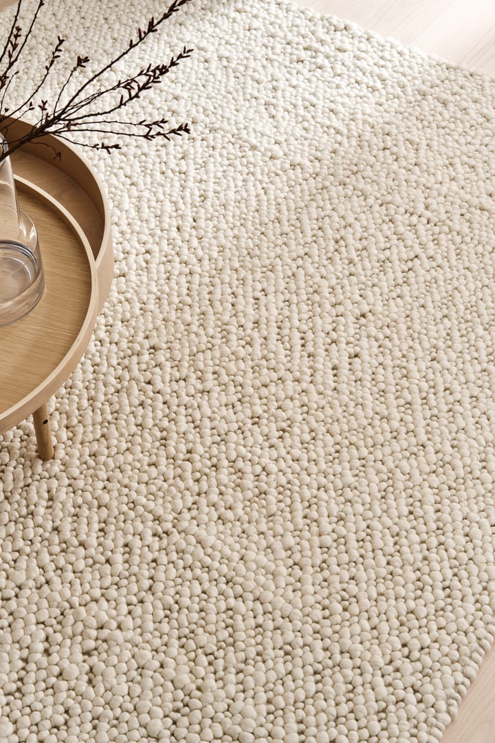 Tapete de lã Mire natural branco, 200x300 cm Scandi Living