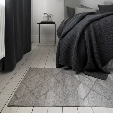 Tapete de lã Peak cinza - 170x240 cm - Scandi Living