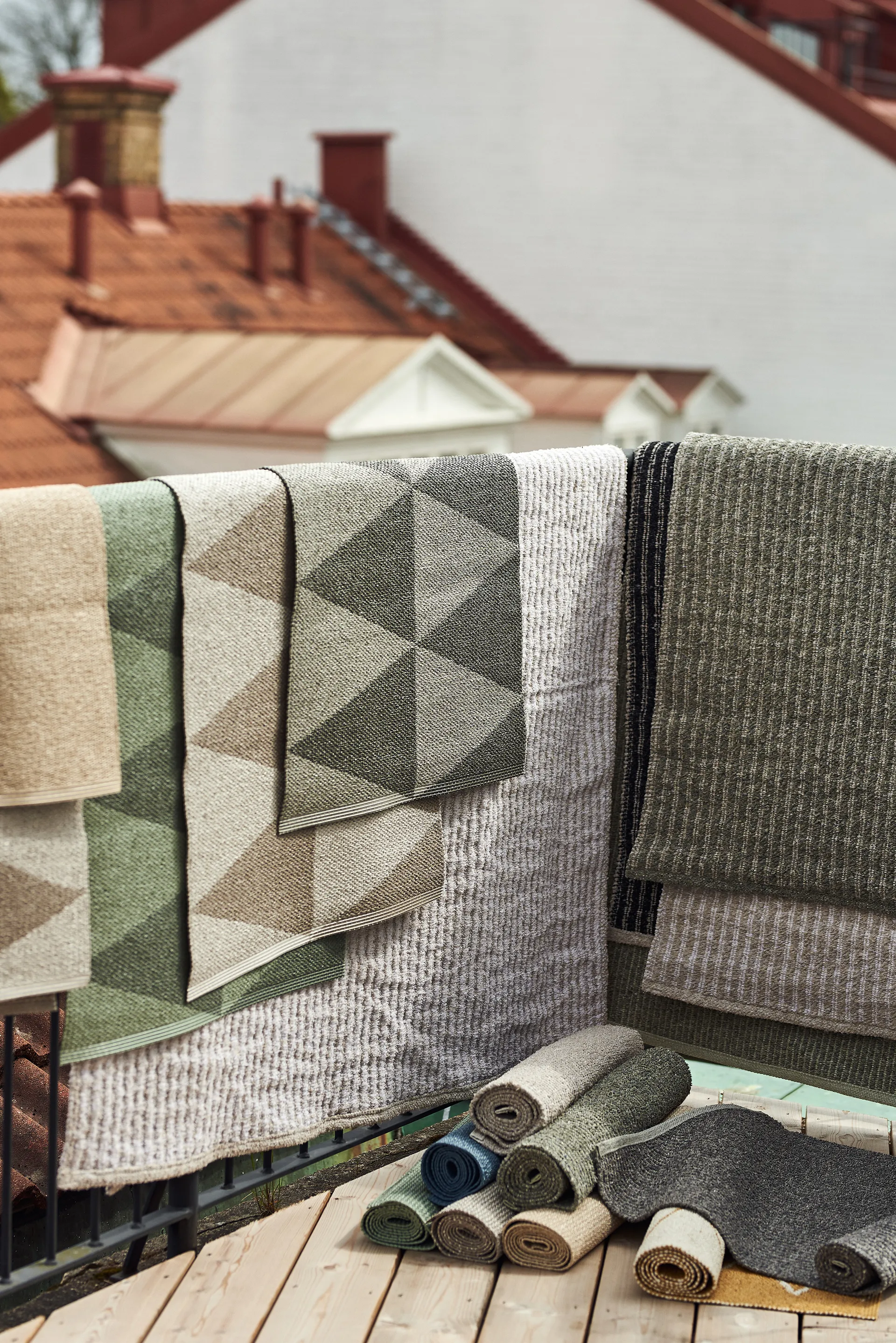 Tapete de plástico bege Mellow, 70x250cm Scandi Living