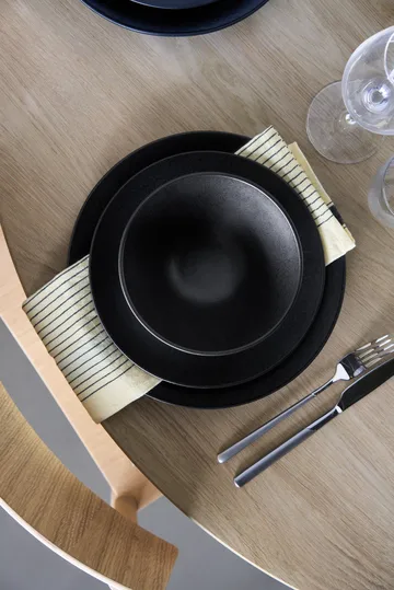 Terra prato - Preto em grés, Ø22 cm - Scandi Living