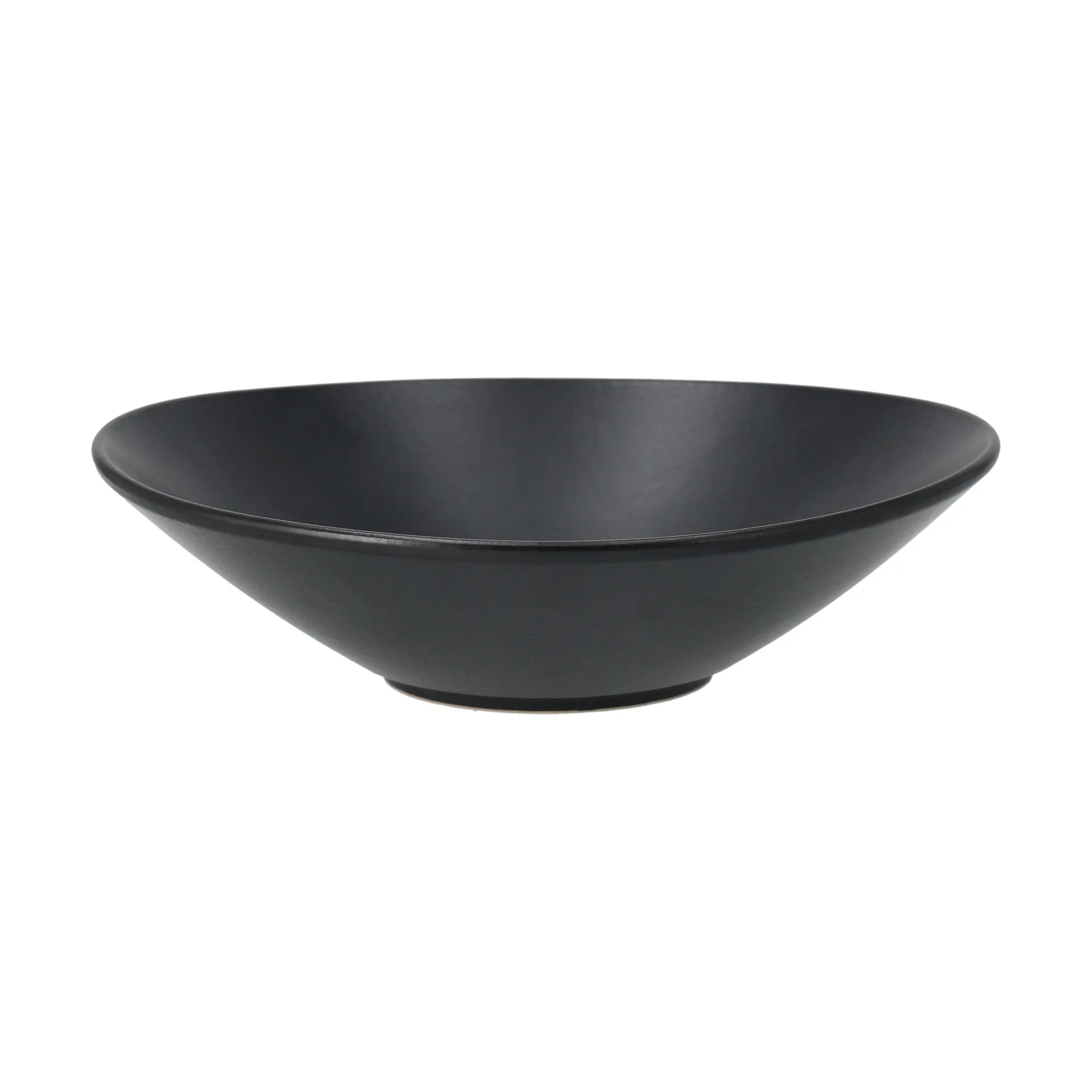 Terra tigela de salada, Preto em grés, Ø30 cm Scandi Living