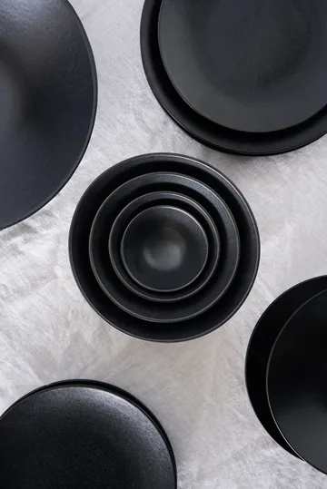 Terra tigela de salada - Preto em grés, Ø30 cm - Scandi Living