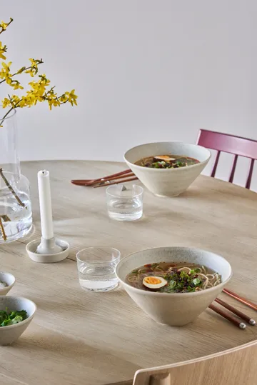 Tigela de ramen Terra - Bege em grés, Ø20 cm - Scandi Living