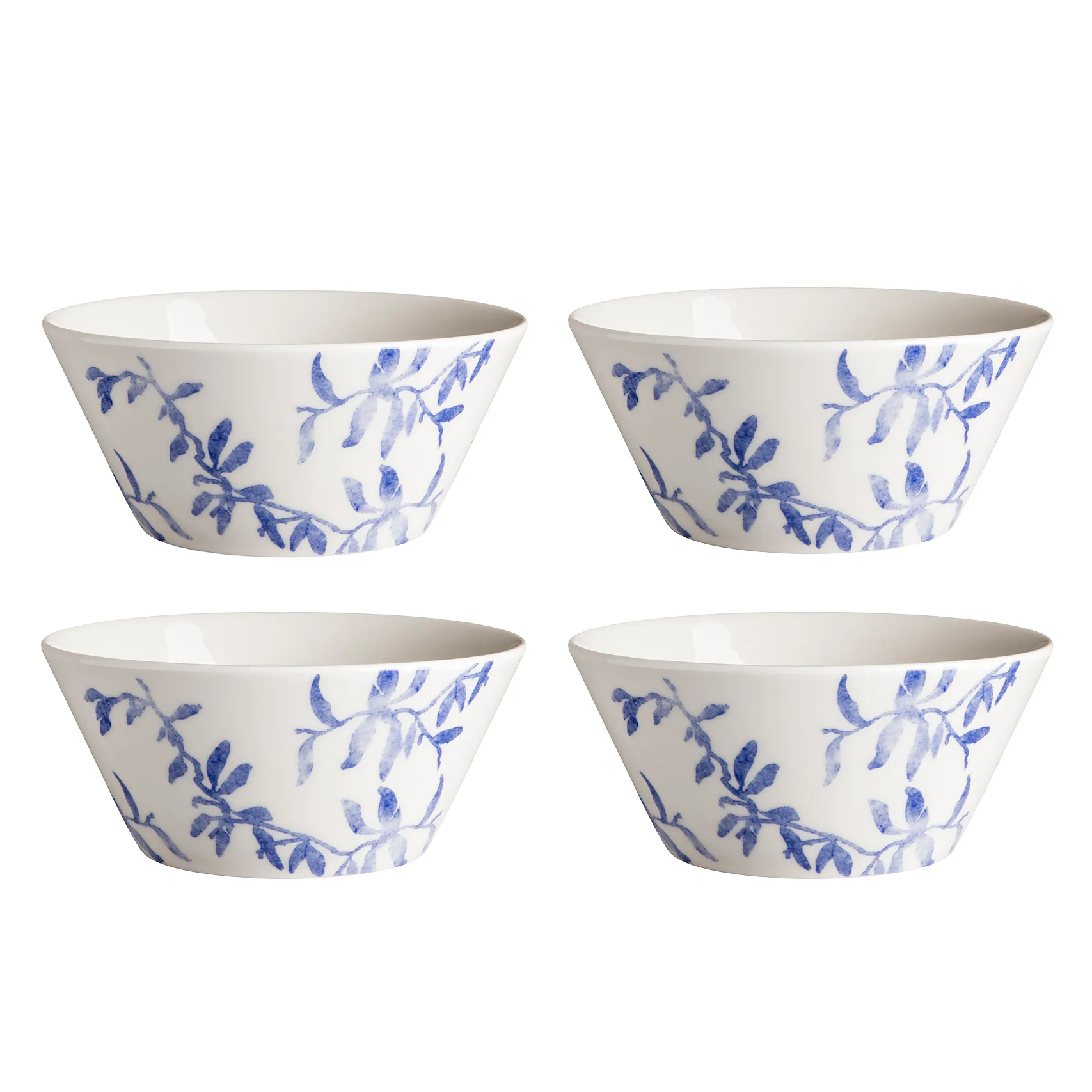 Tigela Havspil 6 cl, 4 un., blue-white Scandi Living